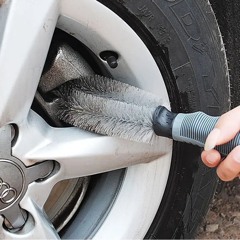 Cepillo de limpieza profesional para ruedas de coche, neumático, limpieza de automóviles, cuidado de detalles, limpieza de llantas, cepillo de limpieza de llantas húmedo y seco, accesorio de productos