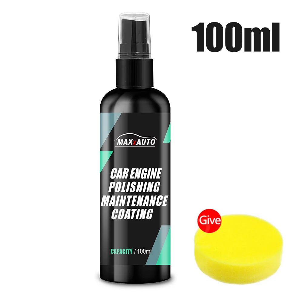 Limpiador y restaurador de compartimento de motor de coche, potente producto de limpieza para la descontaminación del compartimento del motor, producto de pulido para la limpieza del coche