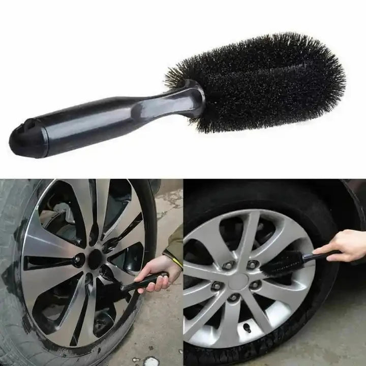 Cepillo de limpieza profesional para ruedas de coche, neumático, limpieza de automóviles, cuidado de detalles, limpieza de llantas, cepillo de limpieza de llantas húmedo y seco, accesorio de productos