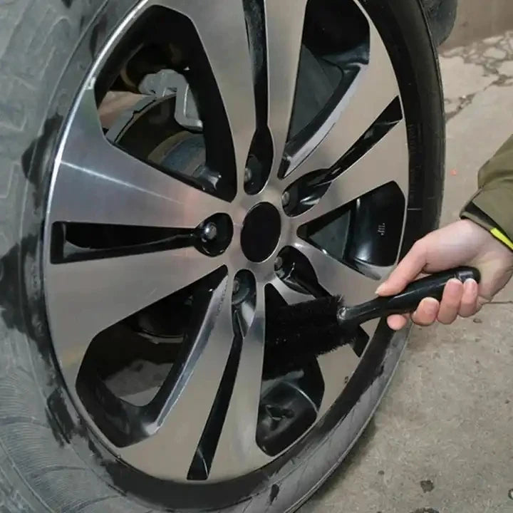 Cepillo de limpieza profesional para ruedas de coche, neumático, limpieza de automóviles, cuidado de detalles, limpieza de llantas, cepillo de limpieza de llantas húmedo y seco, accesorio de productos