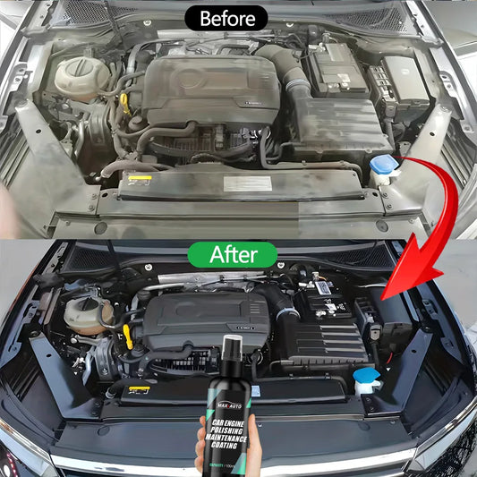 Limpiador y restaurador de compartimento de motor de coche, potente producto de limpieza para la descontaminación del compartimento del motor, producto de pulido para la limpieza del coche